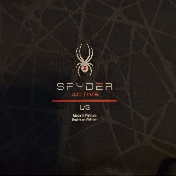 New-spyder Active Performance High Rise Legging SidePockets, Spyder Web Print LG - Picture 13 of 16